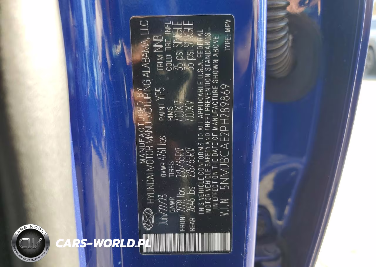 2023 Hyundai Tucson Sel VIN:5NMJBCAE2PH289869 - 13