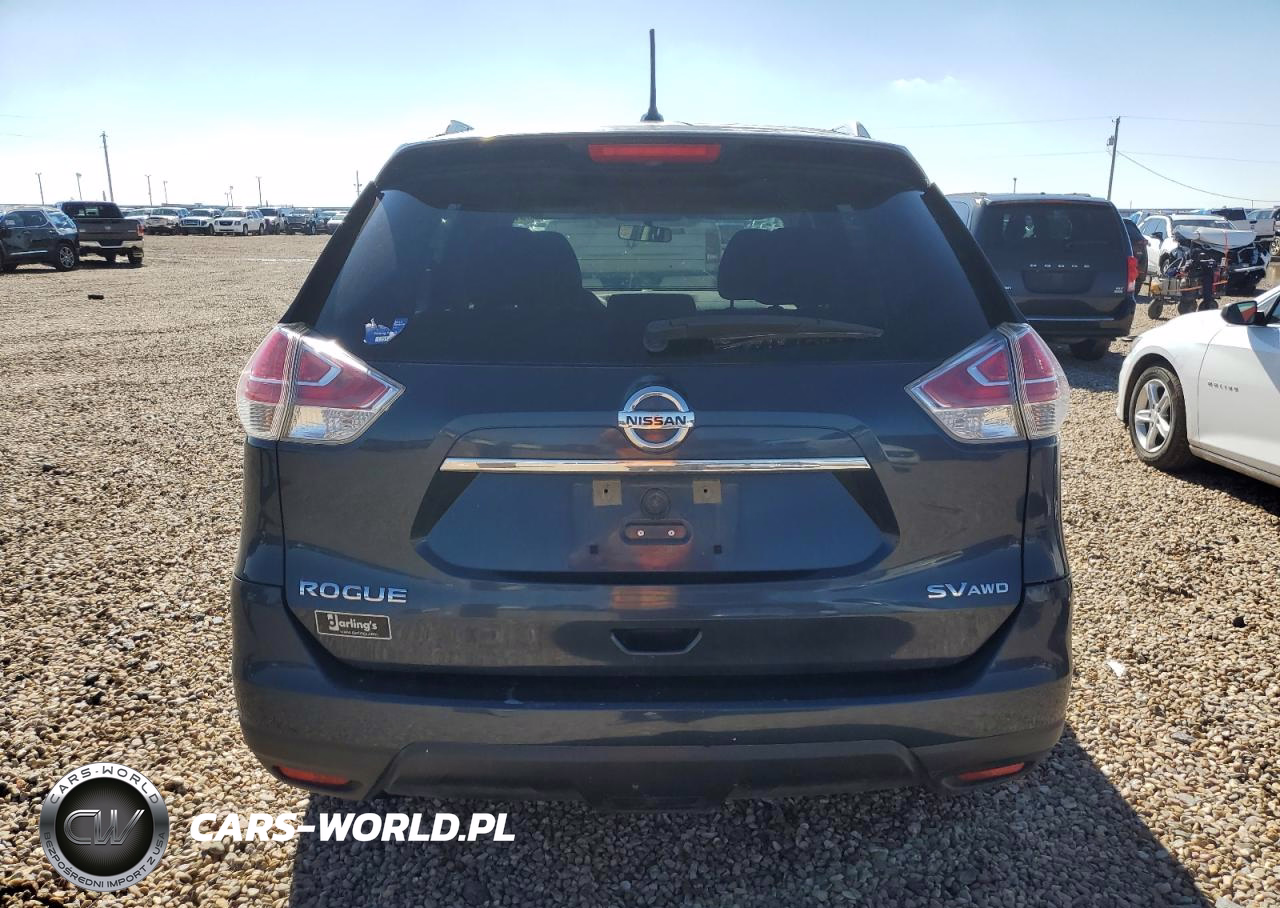 2015 Nissan Rogue S VIN:KNMAT2MV6FP519308 - 6