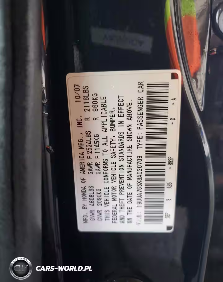 2008 Acura Tl Type S VIN:19UUA765X8A020709 - 12
