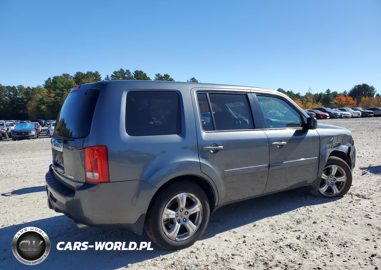 2012 Honda Pilot Exln VIN:5FNYF4H74CB086946 - 3