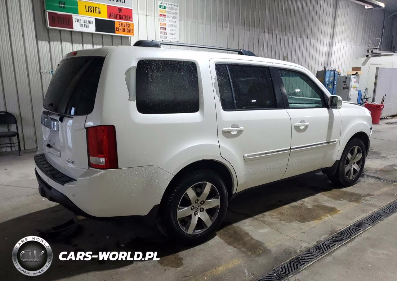 2012 Honda Pilot Touring VIN:5FNYF4H99CB029126 - 3