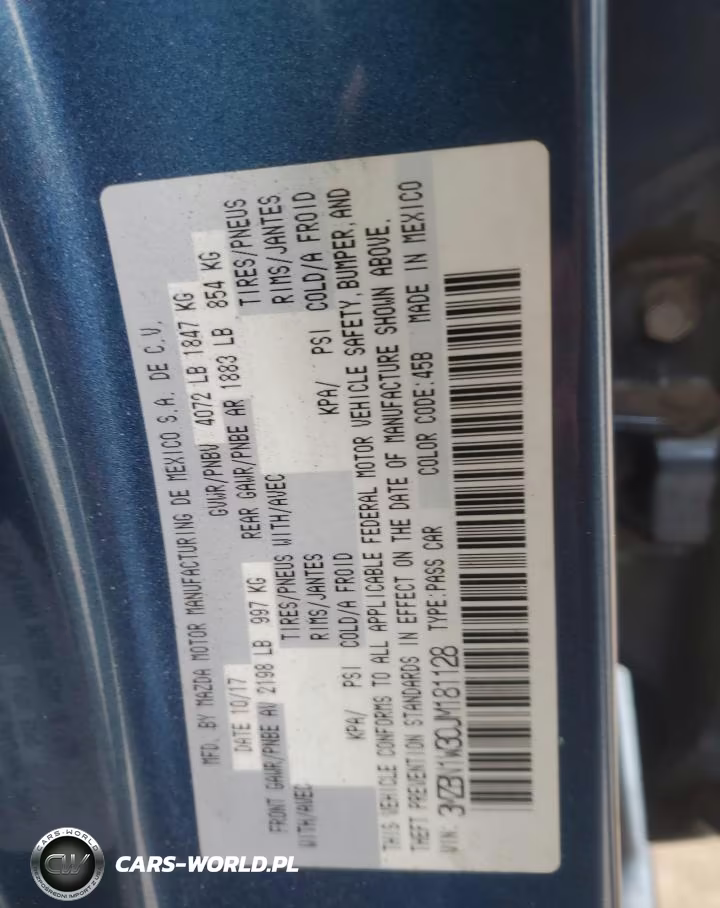 2018 Mazda 3 Grand Touring VIN:3MZBN1W30JM181128 - 12