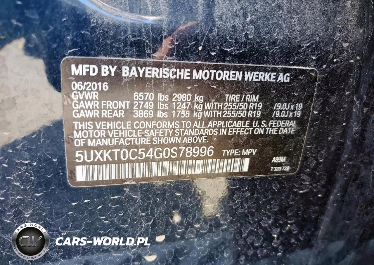 2016 BMW X5 Xdr40E VIN:5UXKT0C54G0S78996 - 13