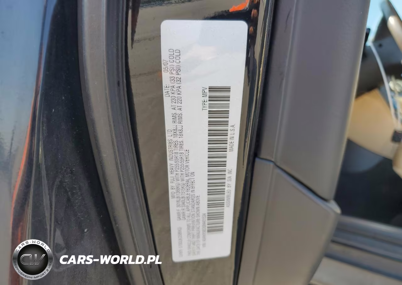 2008 Subaru Tribeca Limited VIN:4S4WX98D084401534 - 13