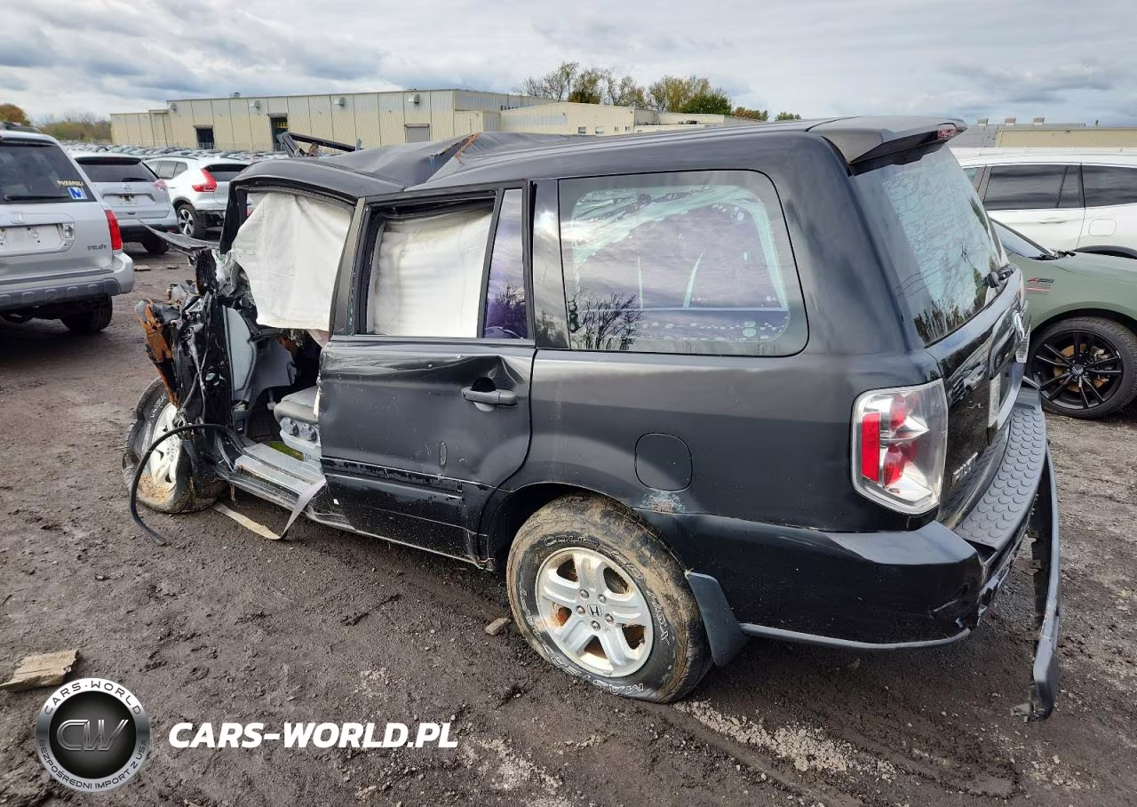2007 Honda Pilot Lx VIN:2HKYF18197H502703 - 2