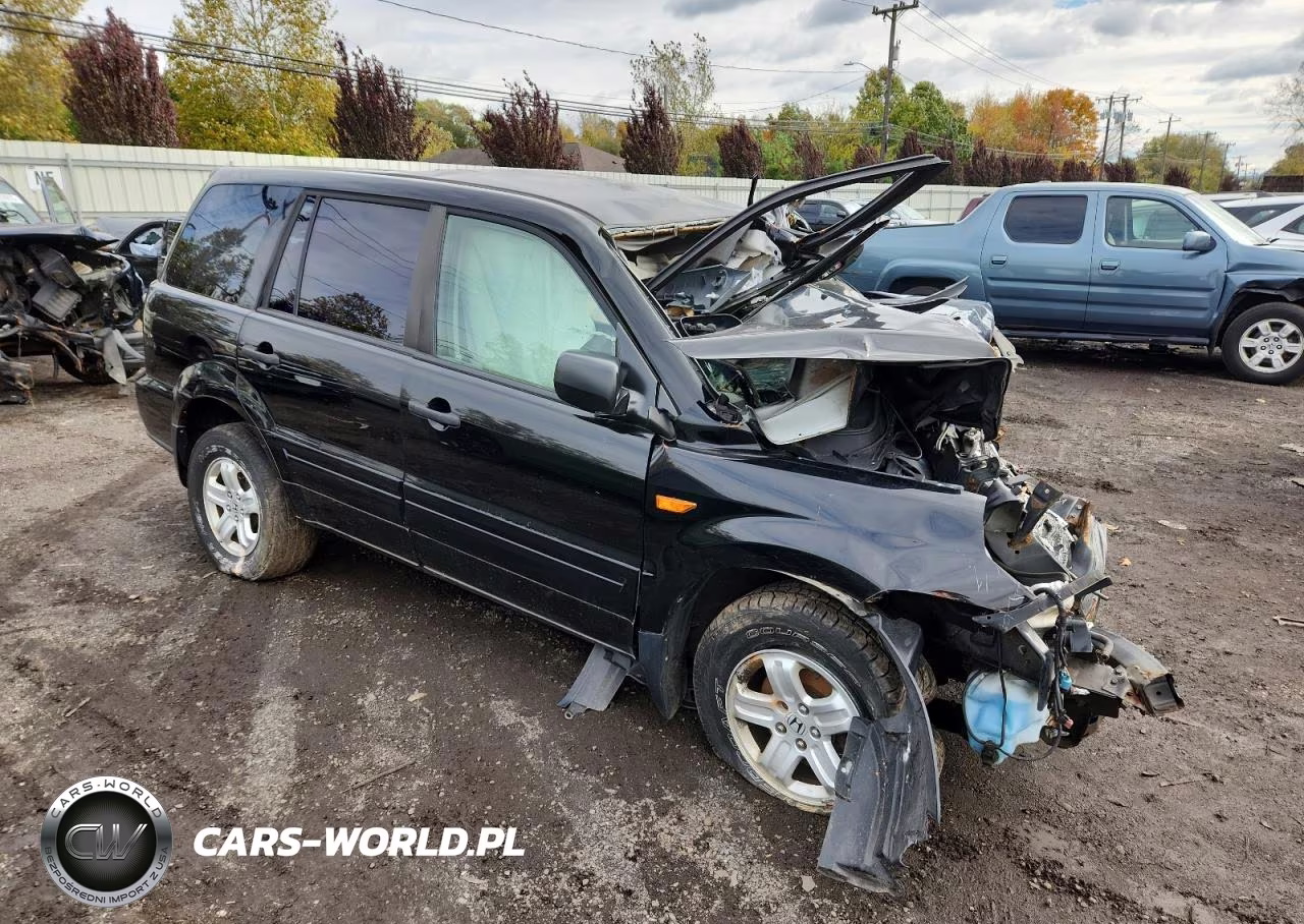 2007 Honda Pilot Lx VIN:2HKYF18197H502703 - 4