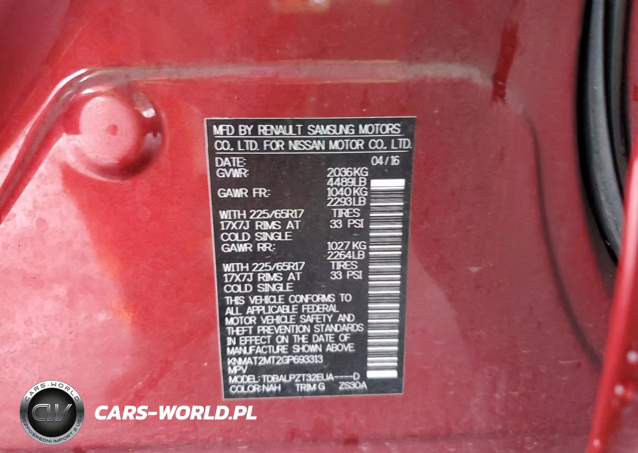 2016 Nissan Rogue S VIN:KNMAT2MT2GP693313 - 13