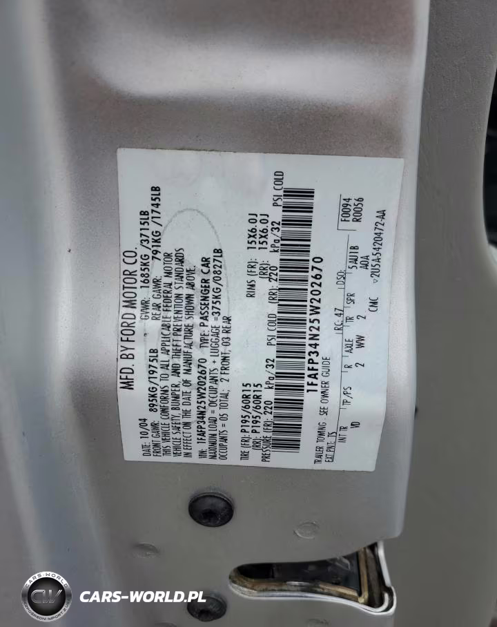 2005 Ford Focus Zx4 VIN:1FAFP34N25W202670 - 12