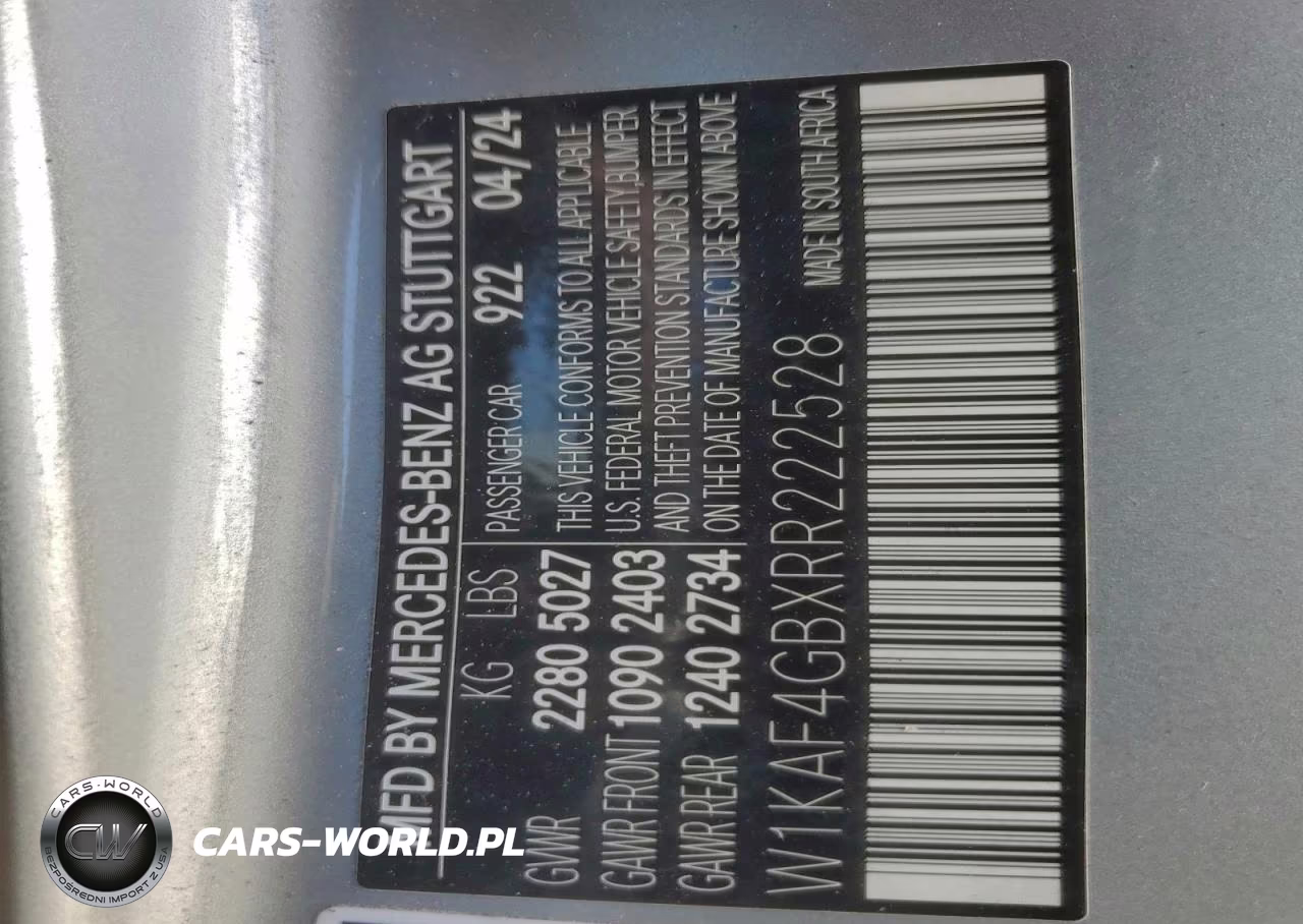 2024 Mercedes-Benz C 300 VIN:W1KAF4GBXRR222528 - 12
