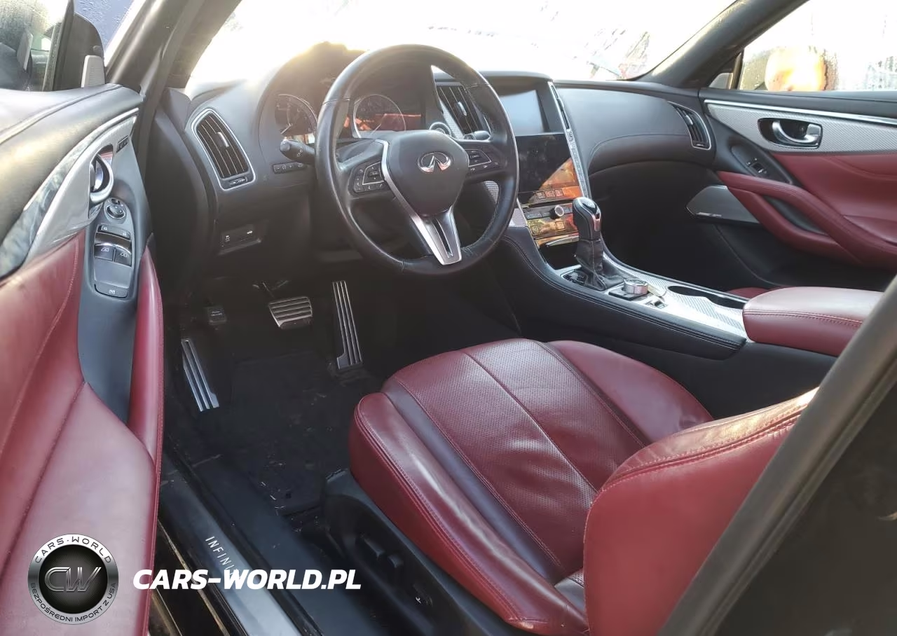 2019 Infiniti Q60 Red Sport 400 VIN:JN1FV7EK8KM360081 - 8