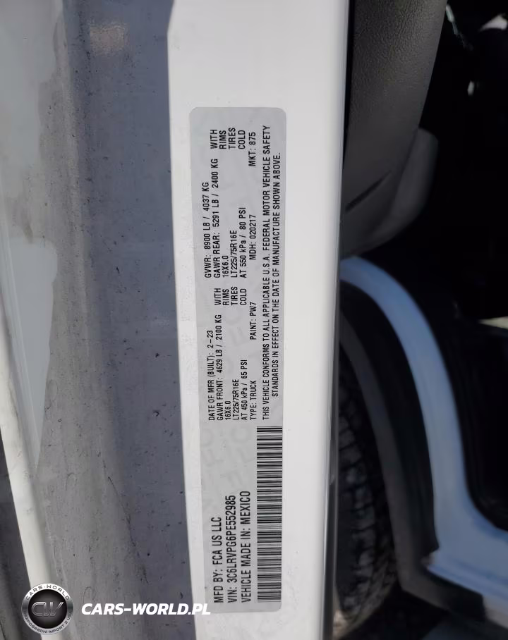 2023 Ram Promaster 2500 2500 High VIN:3C6LRVPG6PE552985 - 14