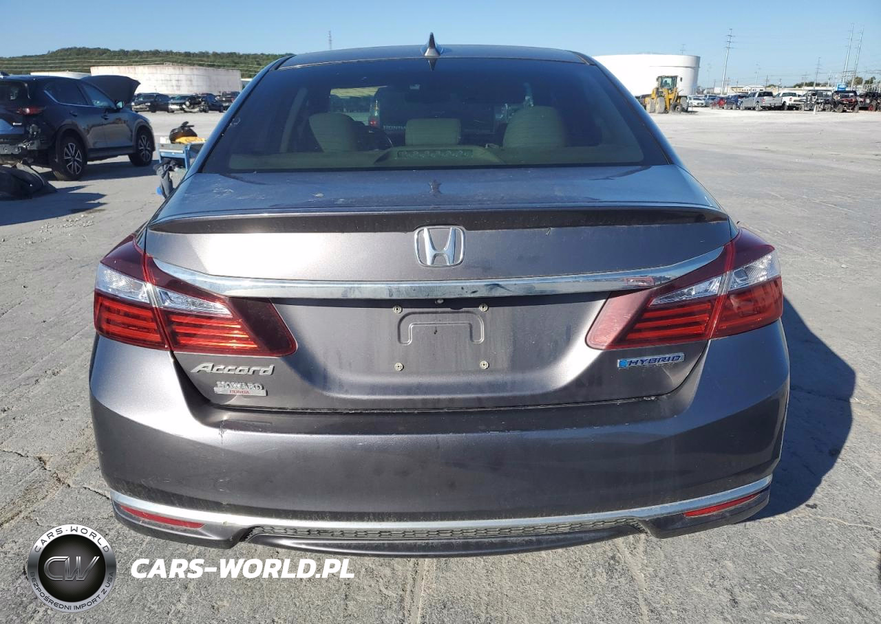 2017 Honda Accord Hybrid Exl VIN:JHMCR6F55HC008743 - 6