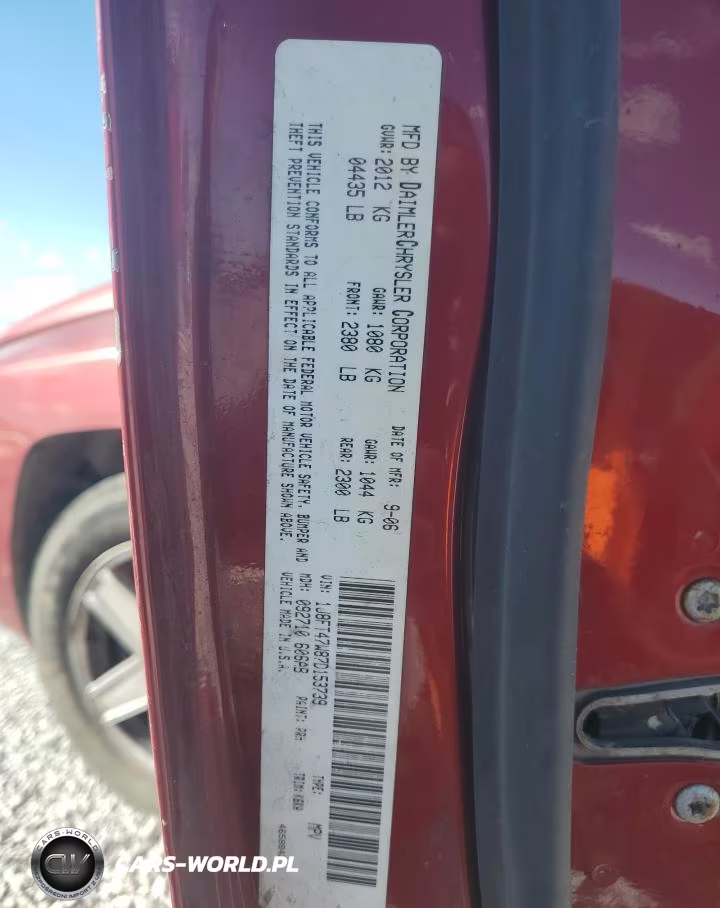 2007 Jeep Compass VIN:1J8FT47W87D153739 - 14