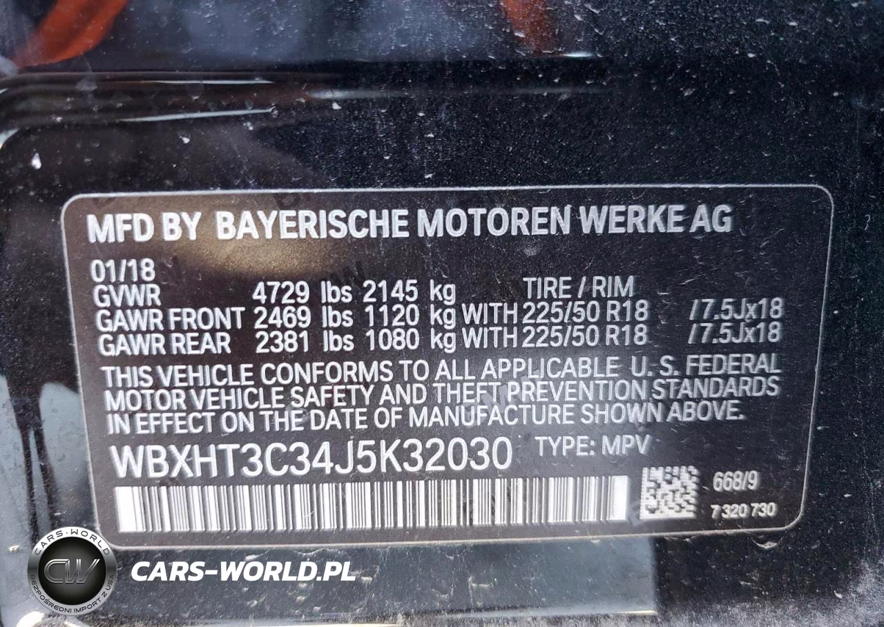 2018 BMW X1 xDrive28I VIN:WBXHT3C34J5K32030 - 12