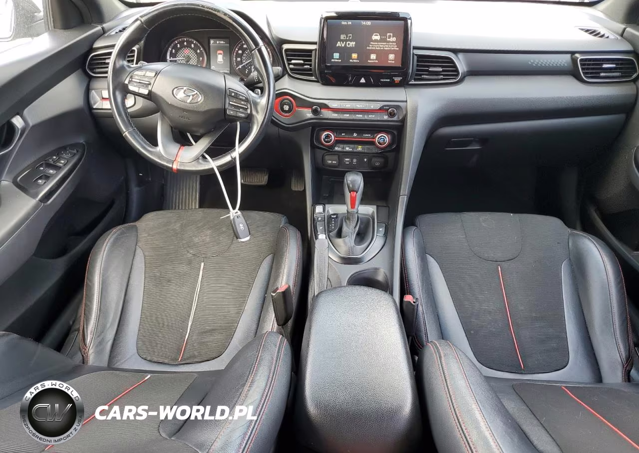 2020 Hyundai Veloster Base VIN:KMHTG6AFXLU022322 - 8