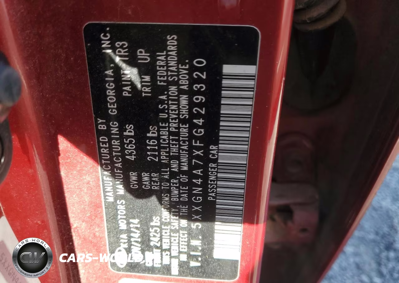 2015 Kia Optima Ex VIN:5XXGN4A7XFG429320 - 12