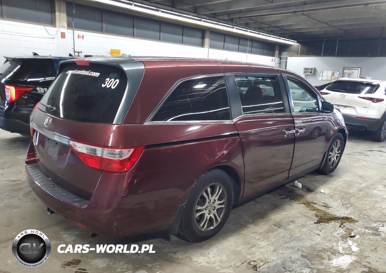 2012 Honda Odyssey Exl VIN:5FNRL5H64CB100094 - 3