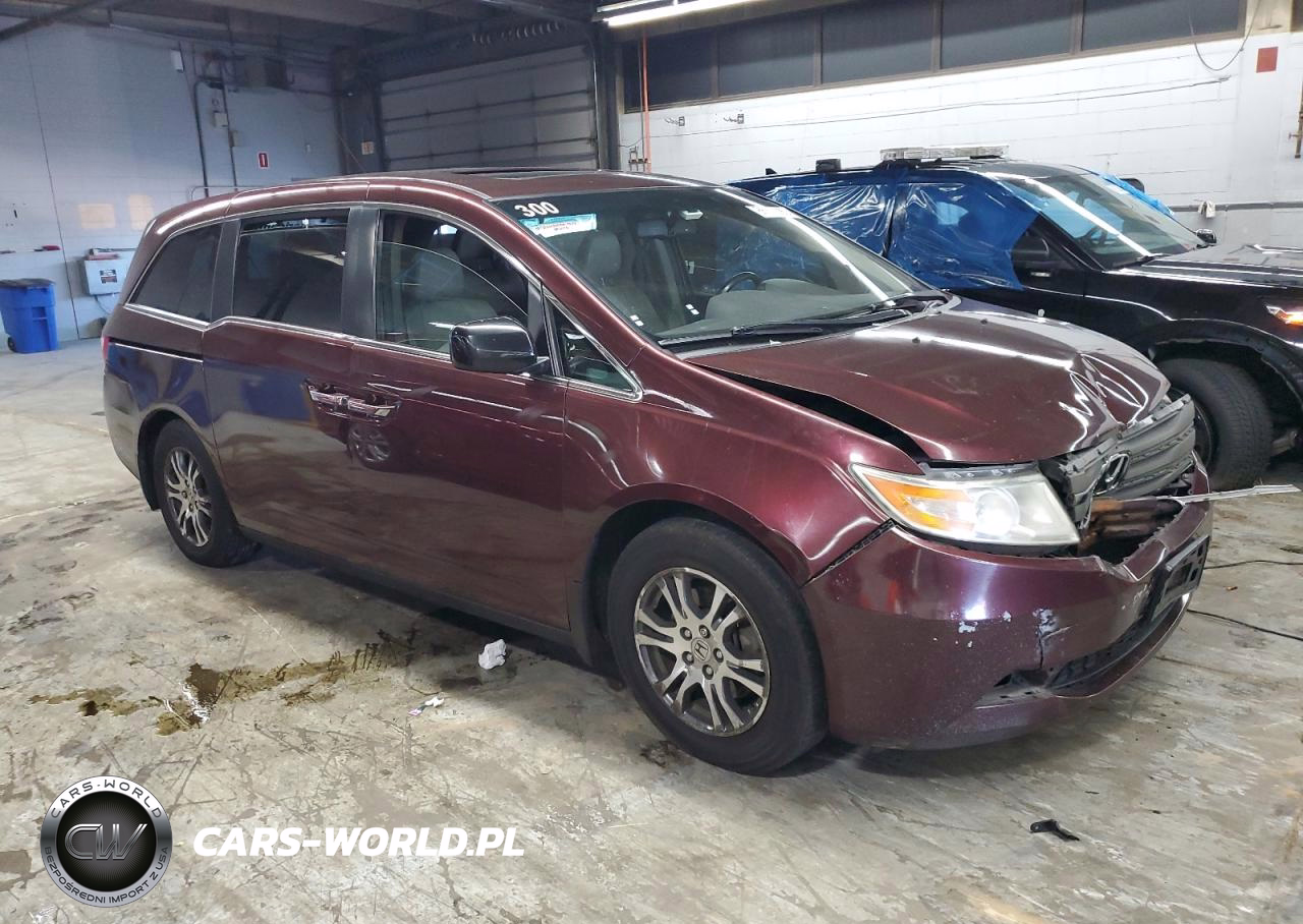 2012 Honda Odyssey Exl VIN:5FNRL5H64CB100094 - 4