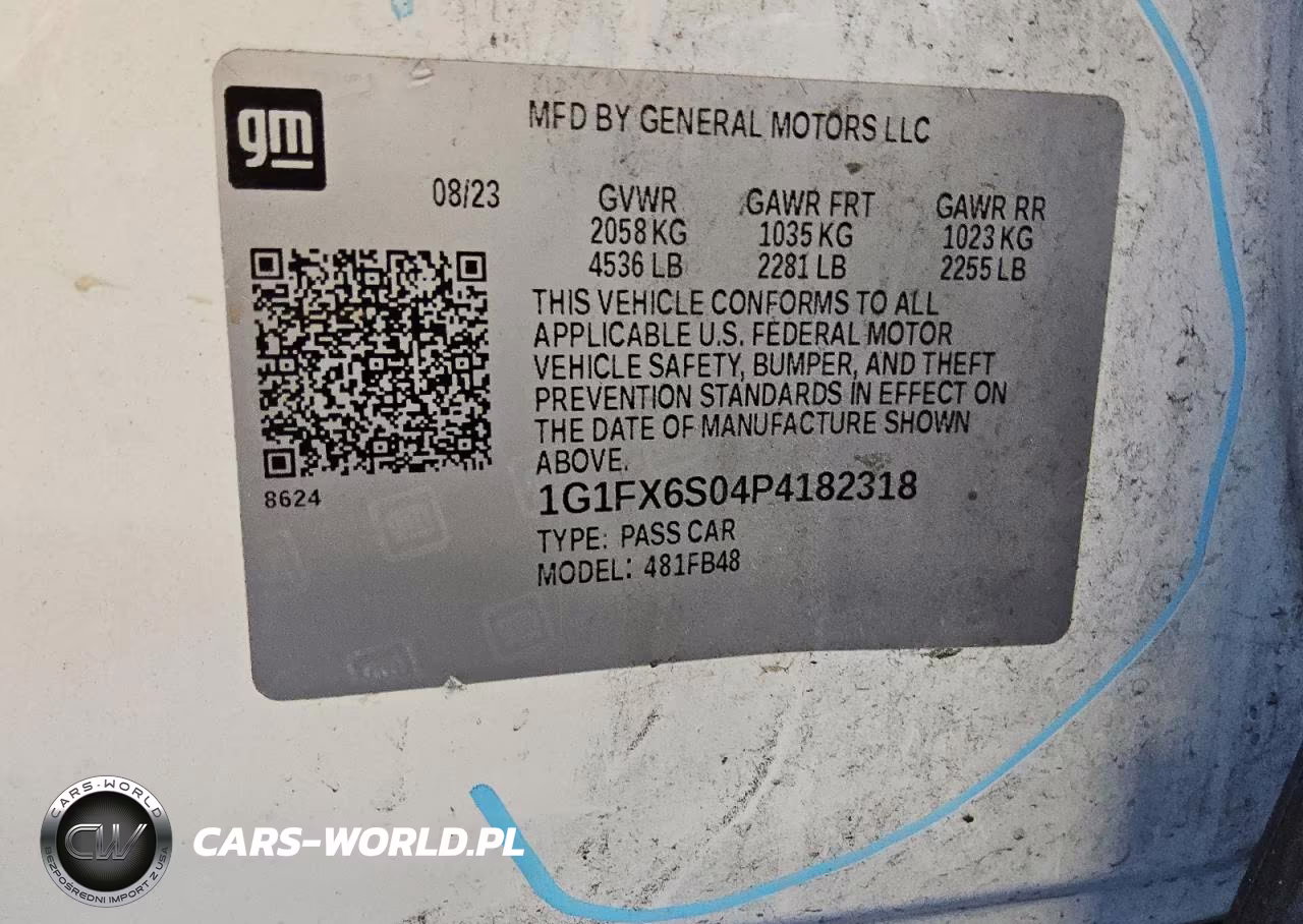 2023 Chevrolet Bolt Ev 2Lt VIN:1G1FX6S04P4182318 - 12