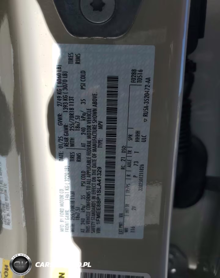 2025 Ford Bronco Outer Banks VIN:1FMEE8BP1SLA41329 - 12