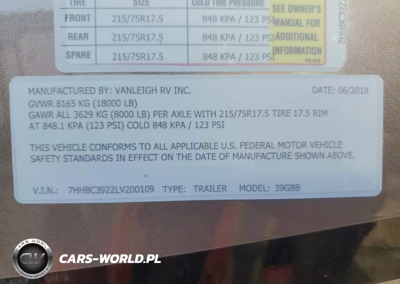 2020 Vanleigh Beacon Camper VIN:7HHBC3922LV200109 - 10
