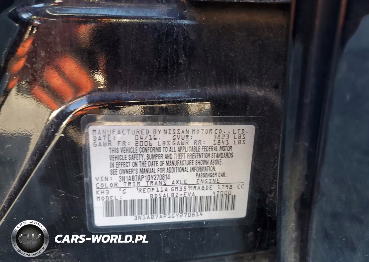 2016 Nissan Sentra S VIN:3N1AB7AP1GY270814 - 12
