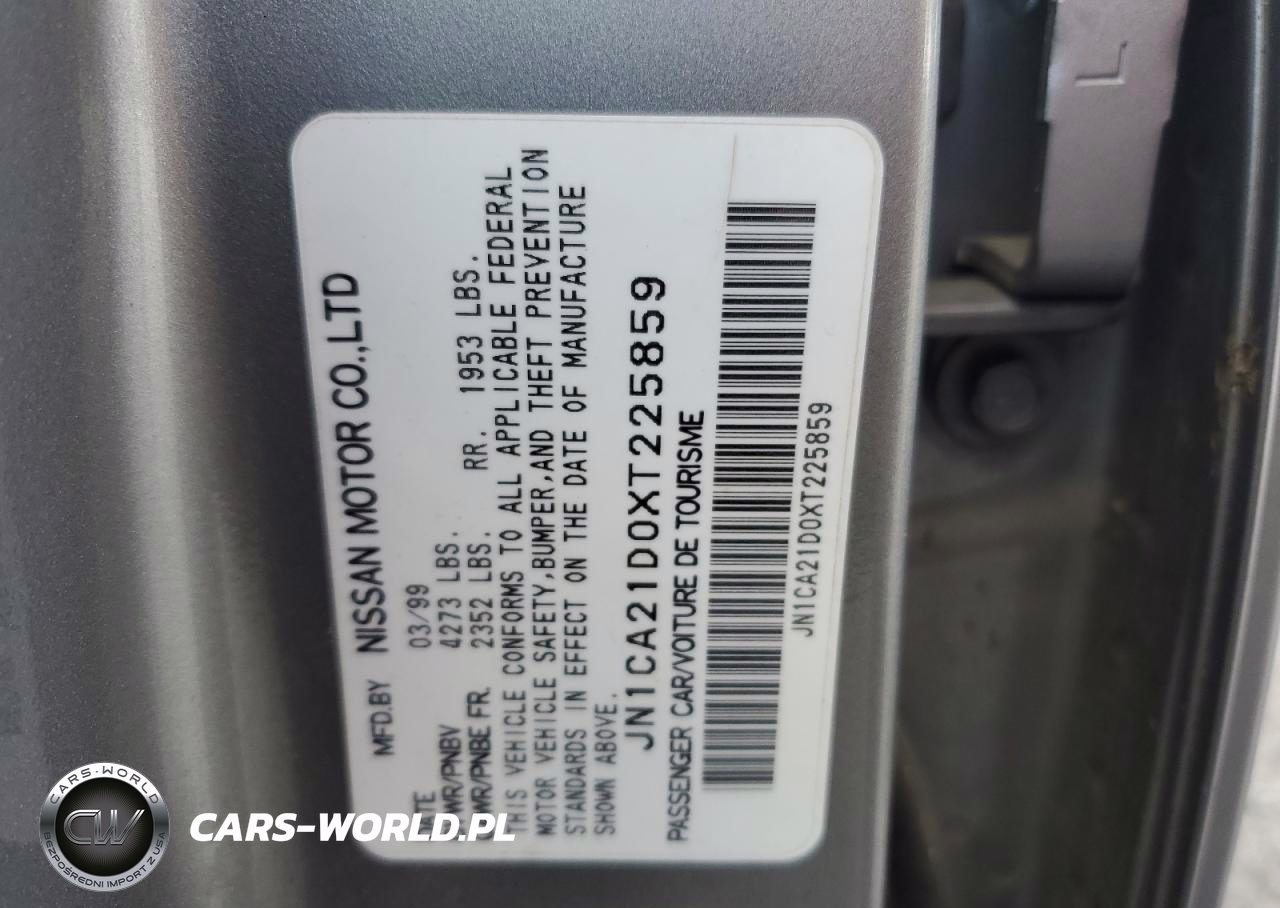 1999 Nissan Maxima Gle VIN:JN1CA21D0XT225859 - 12