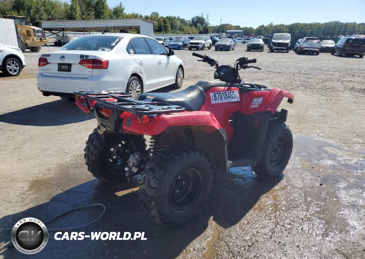 2024 Honda A Trx420Fm1R VIN:1HFTE4001RJ003119 - 4