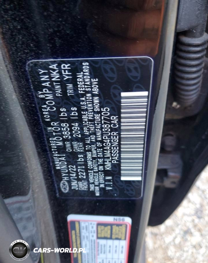 2023 Hyundai Elantra Sel VIN:KMHLM4AG4PU387705 - 12