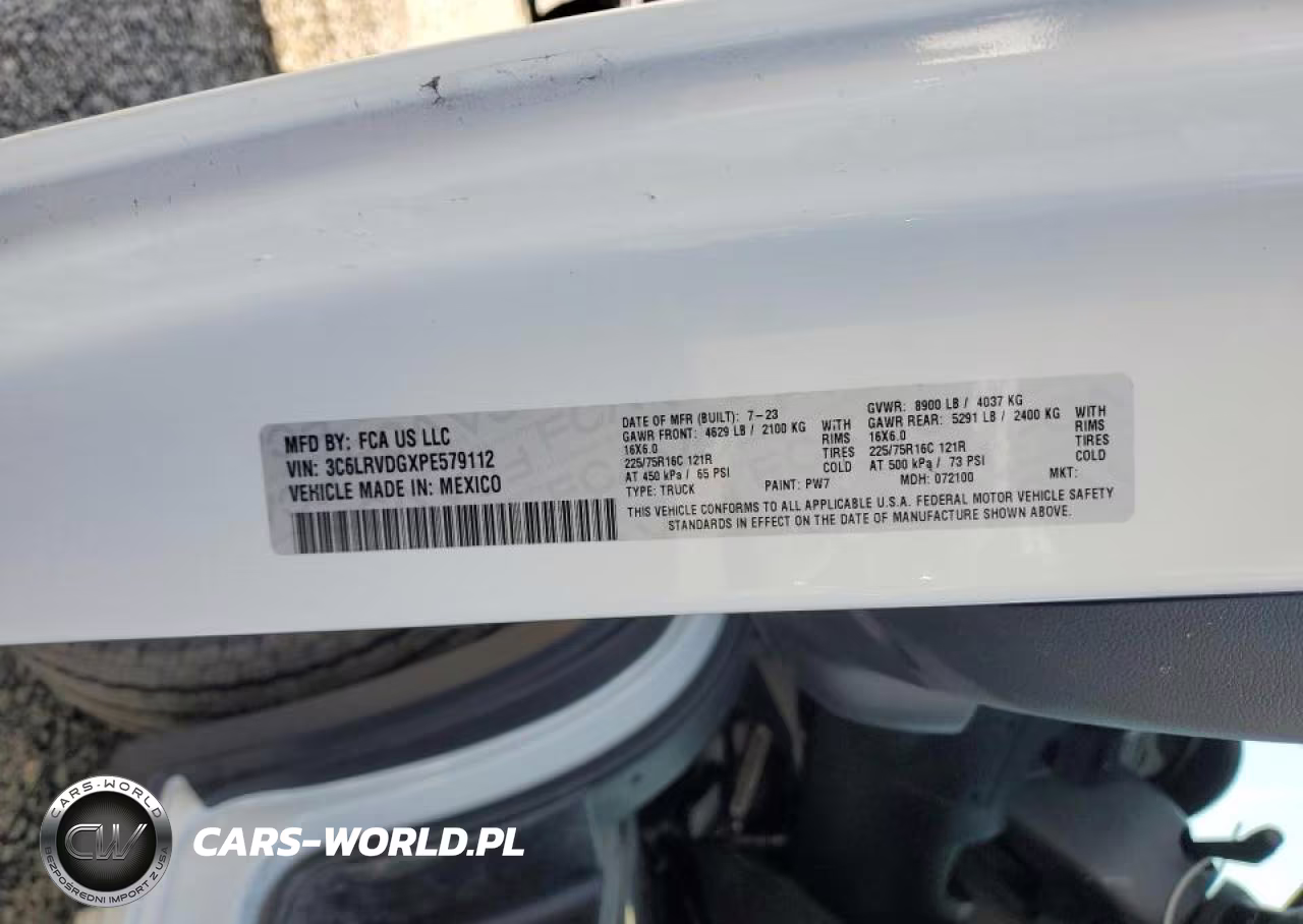2023 Ram Promaster Delivery Van VIN:3C6LRVDGXPE579112 - 13