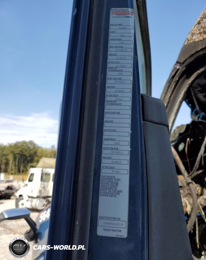 2019 Kenworth T680 Semi Truck VIN:1XKYDP9X0KJ187192 - 10