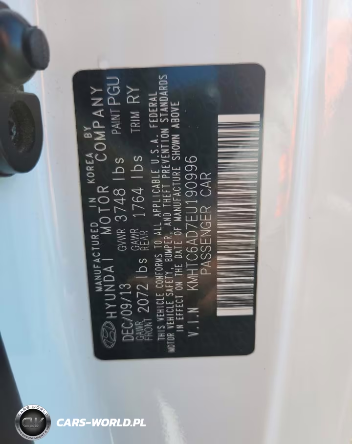 2014 Hyundai Veloster Base VIN:KMHTC6AD7EU190996 - 13