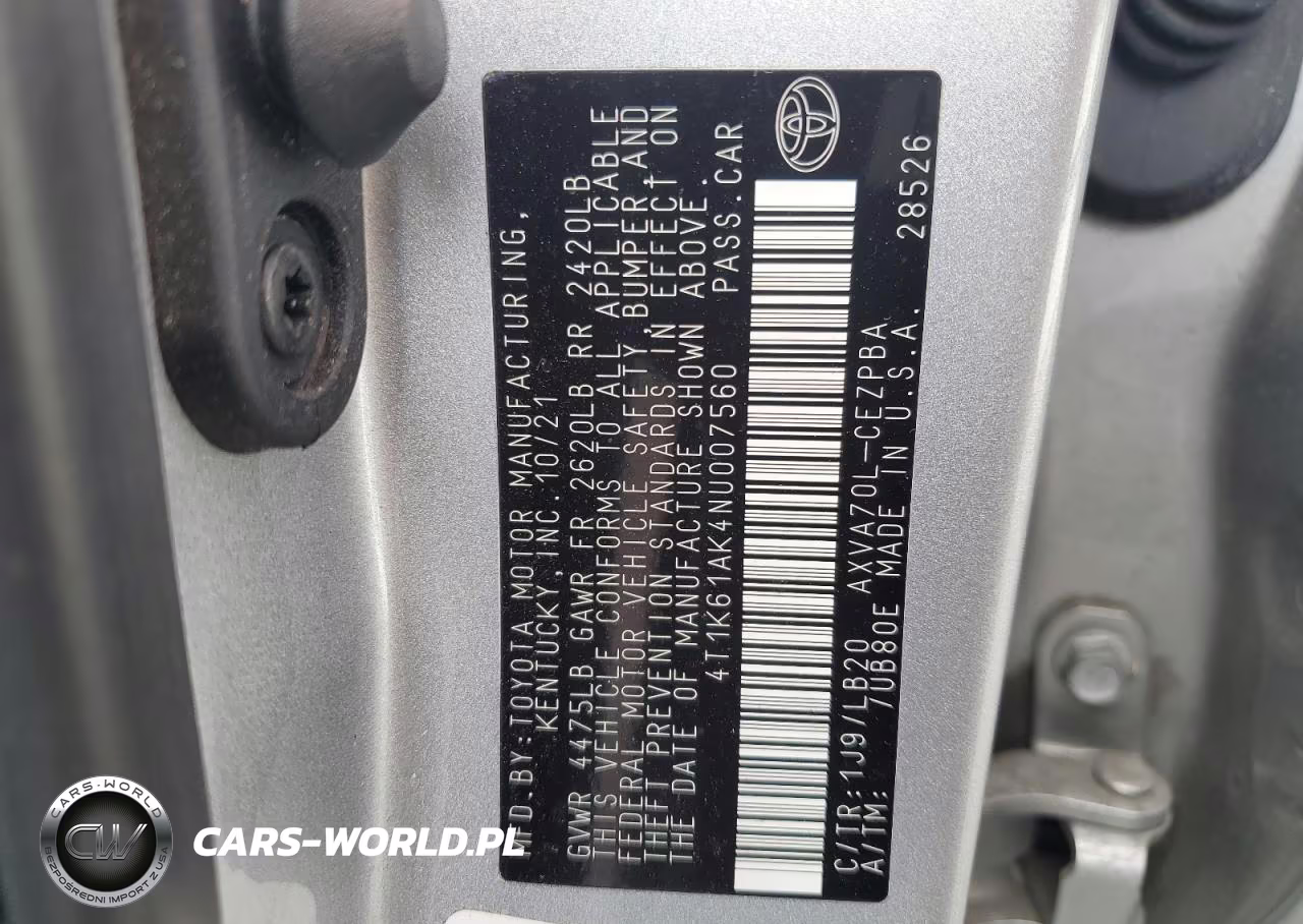 2022 Toyota Camry Xse VIN:4T1K61AK4NU007560 - 12