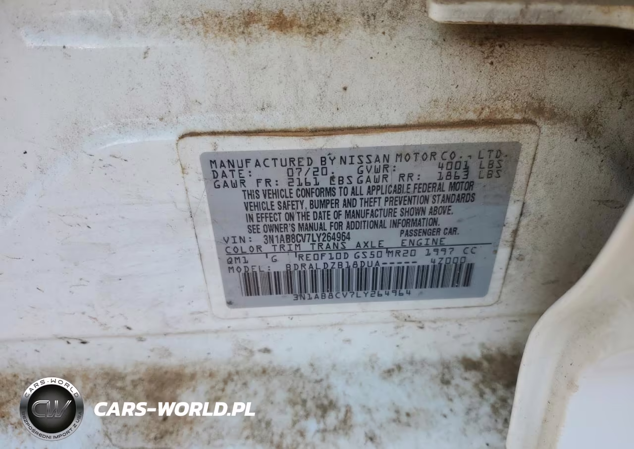 2020 Nissan Sentra Sv VIN:3N1AB8CV7LY264964 - 12