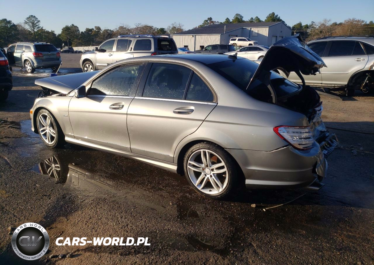 2012 Mercedes-Benz C 250 VIN:WDDGF4HBXCA606856 - 2