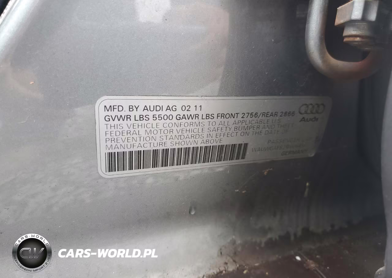 2011 Audi A6 Premium Plus VIN:WAUWGAFB2BN064547 - 12