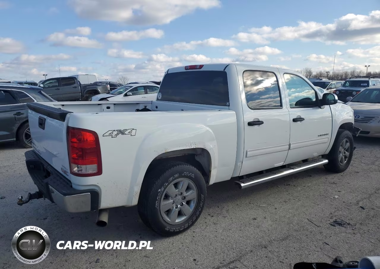 2010 GMC Sierra K1500 Sle VIN:3GTRKVE37AG183217 - 3