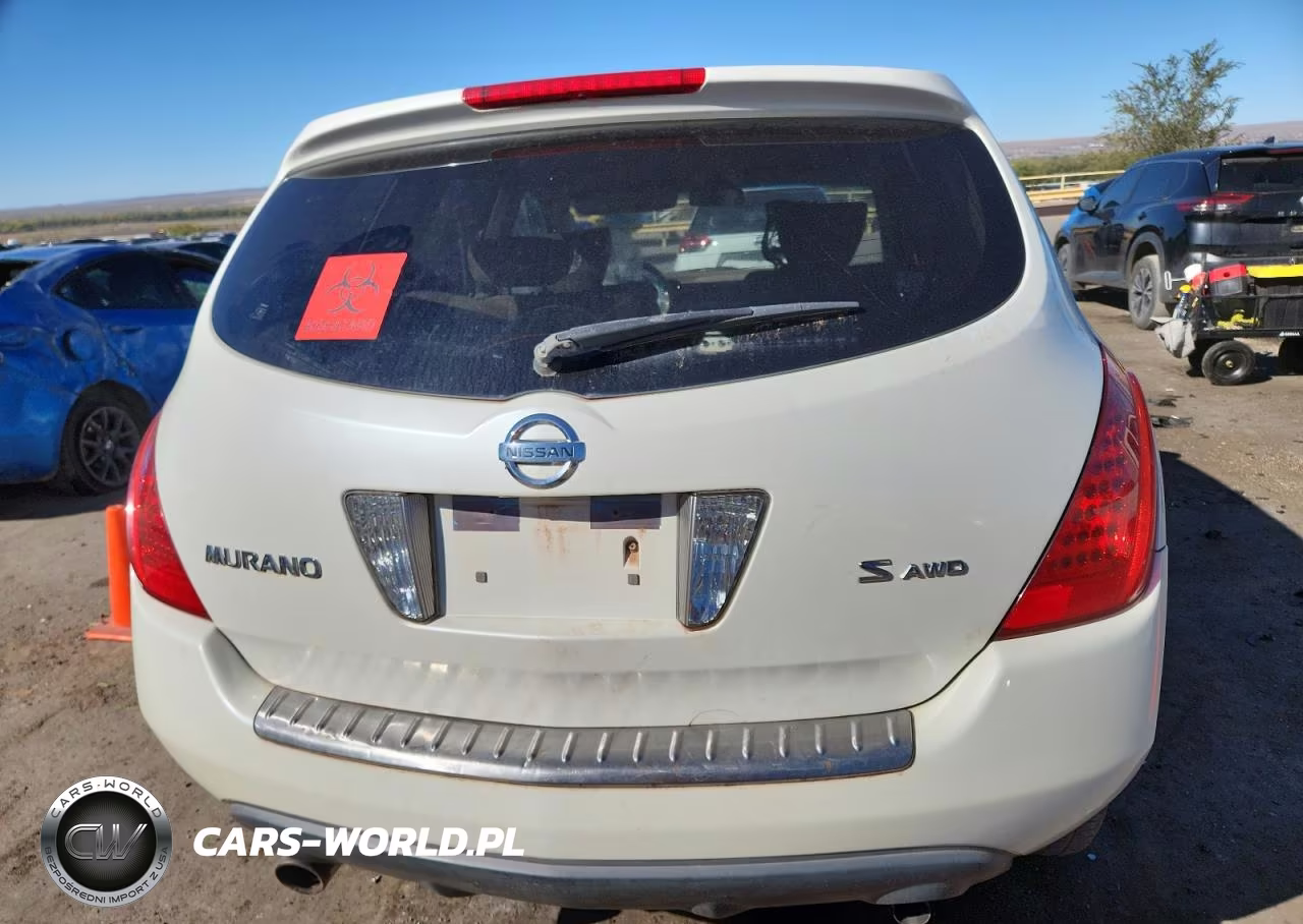 2006 Nissan Murano Sl VIN:JN8AZ08W56W512222 - 6