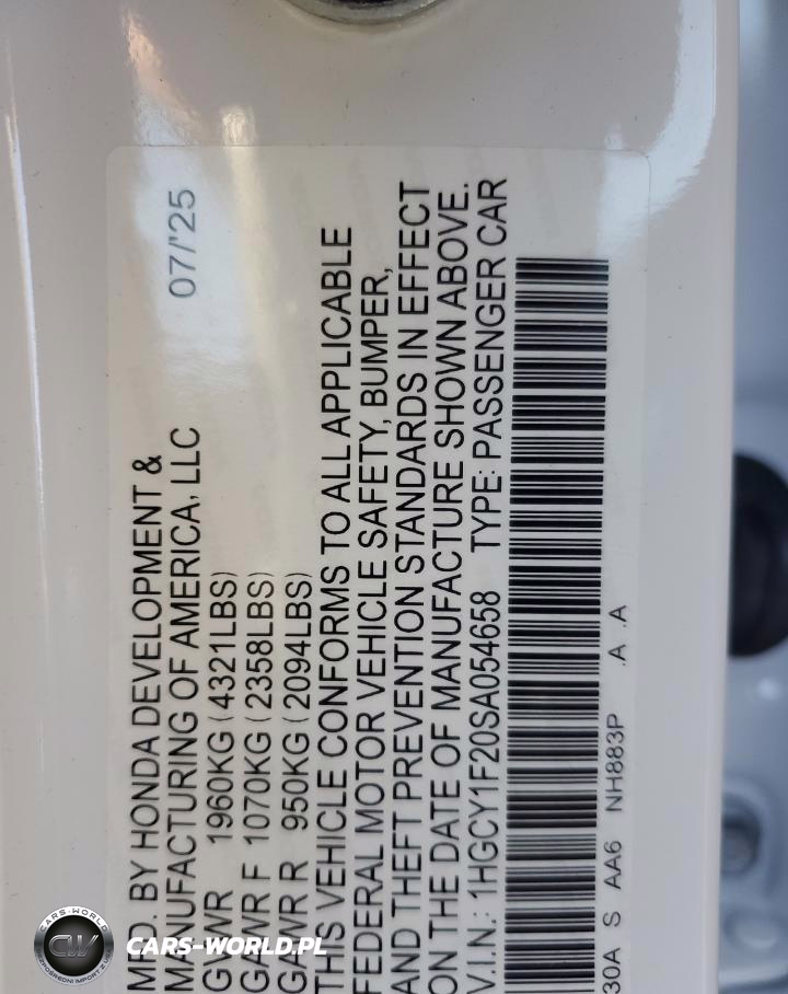 2025 Honda Accord Lx VIN:1HGCY1F20SA054658 - 12