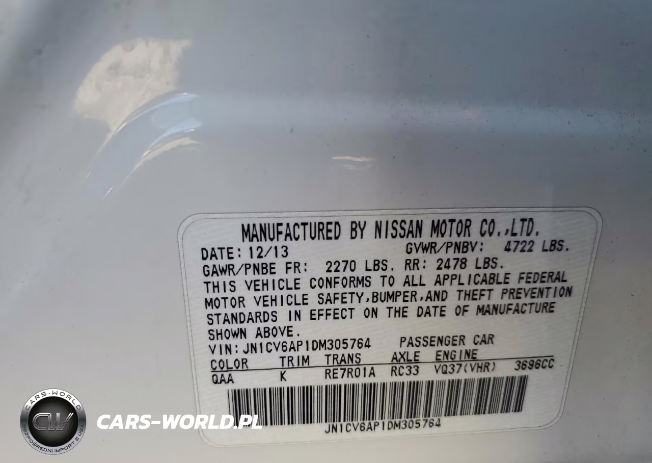 2013 Infiniti G37 Sedan Journey VIN:JN1CV6AP1DM305764 - 12