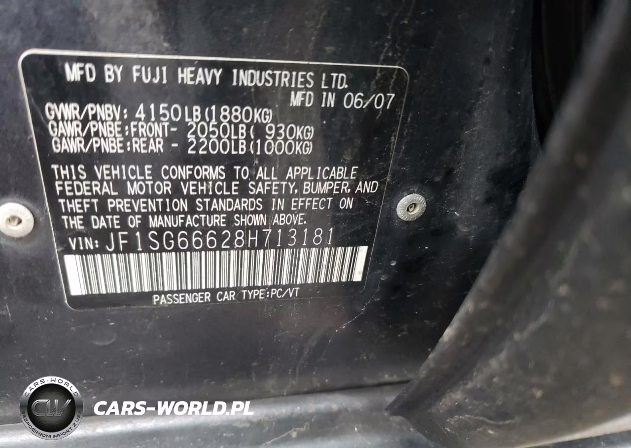 2008 Subaru Forester Sports 2.5X VIN:JF1SG66628H713181 - 13