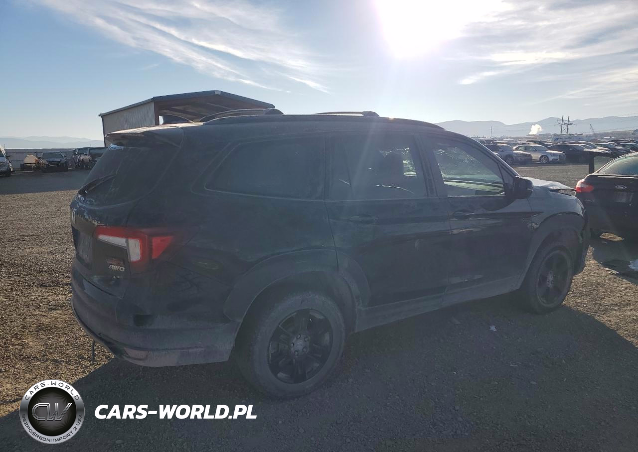 2022 Honda Pilot Trailsport VIN:5FNYF6H89NB060317 - 3