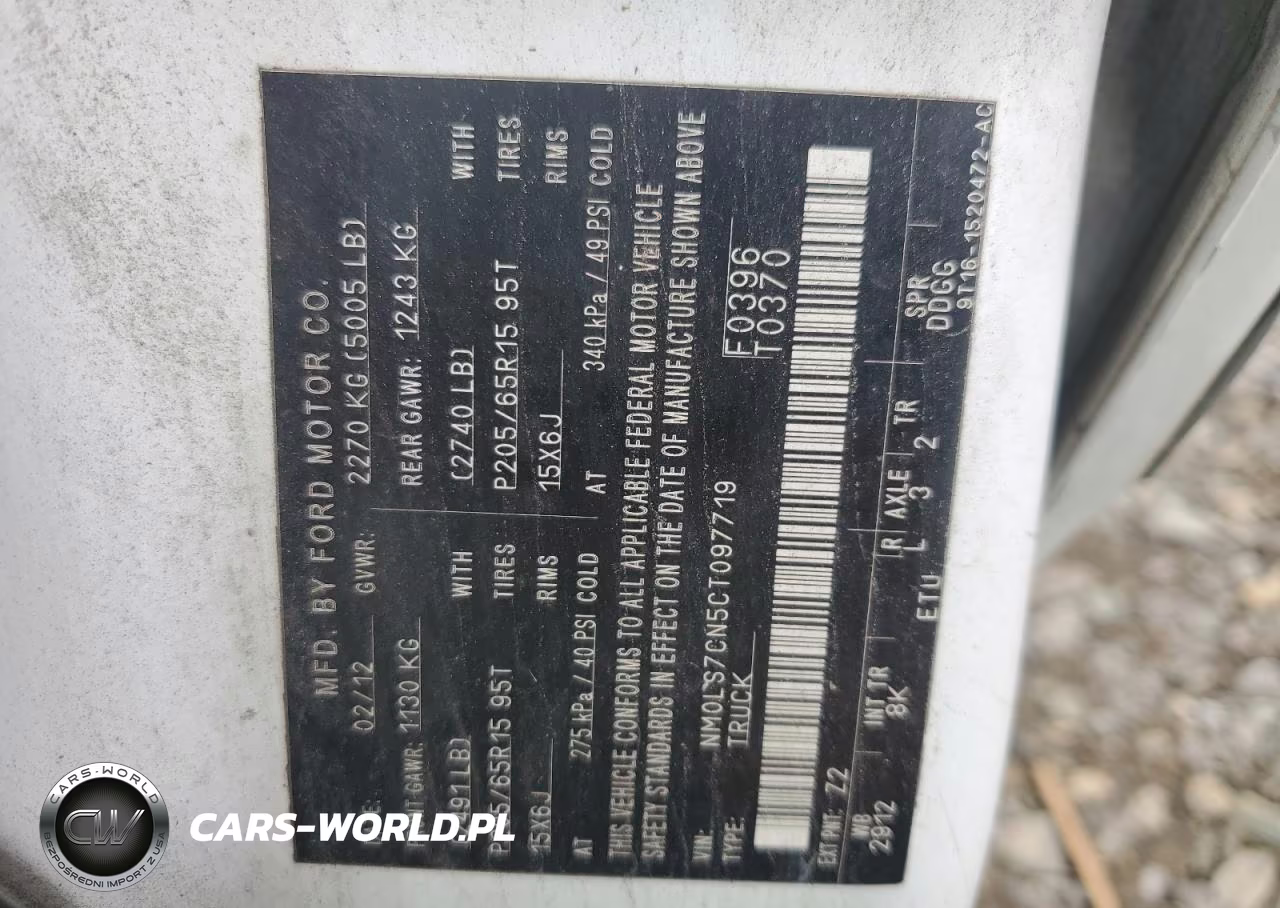 2012 Ford Transit Connect Xl VIN:NM0LS7CN5CT097719 - 13