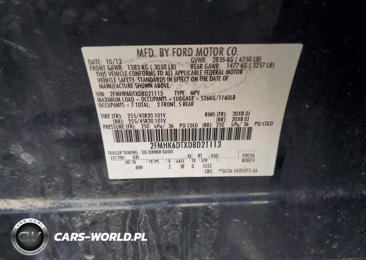 2013 Ford Flex Limited VIN:2FMHK6DTXDBD21113 - 13