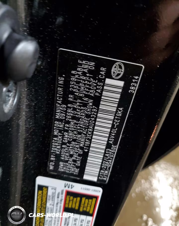 2010 Toyota Camry Base VIN:4T1BF3EK8AU043297 - 12