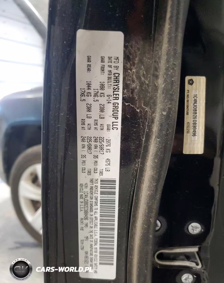 2014 Jeep Compass Sport VIN:1C4NJDBB2ED880496 - 13