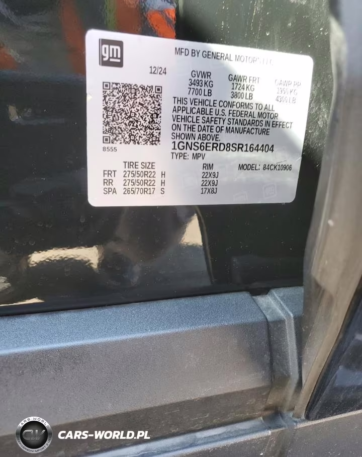 2025 Chevrolet Suburban K1500 Rst VIN:1GNS6ERD8SR164404 - 14