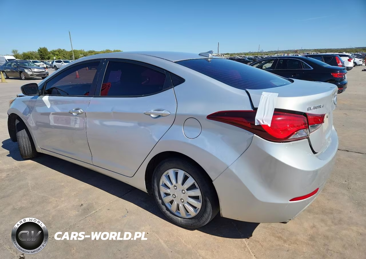 2016 Hyundai Elantra VIN:5NPDH4AEXGH686539 - 2