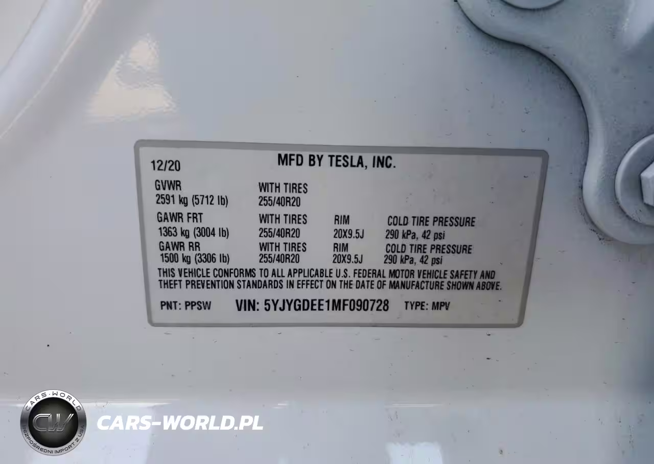 2021 Tesla Model Y VIN:5YJYGDEE1MF090728 - 13