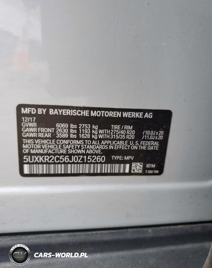 2018 BMW X5 Sdrive35I VIN:5UXKR2C56J0Z15260 - 13